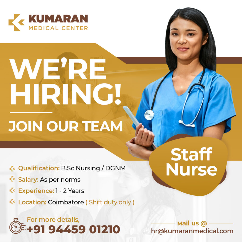 Careers at Kumaran Medical Center | Health care Job Openings